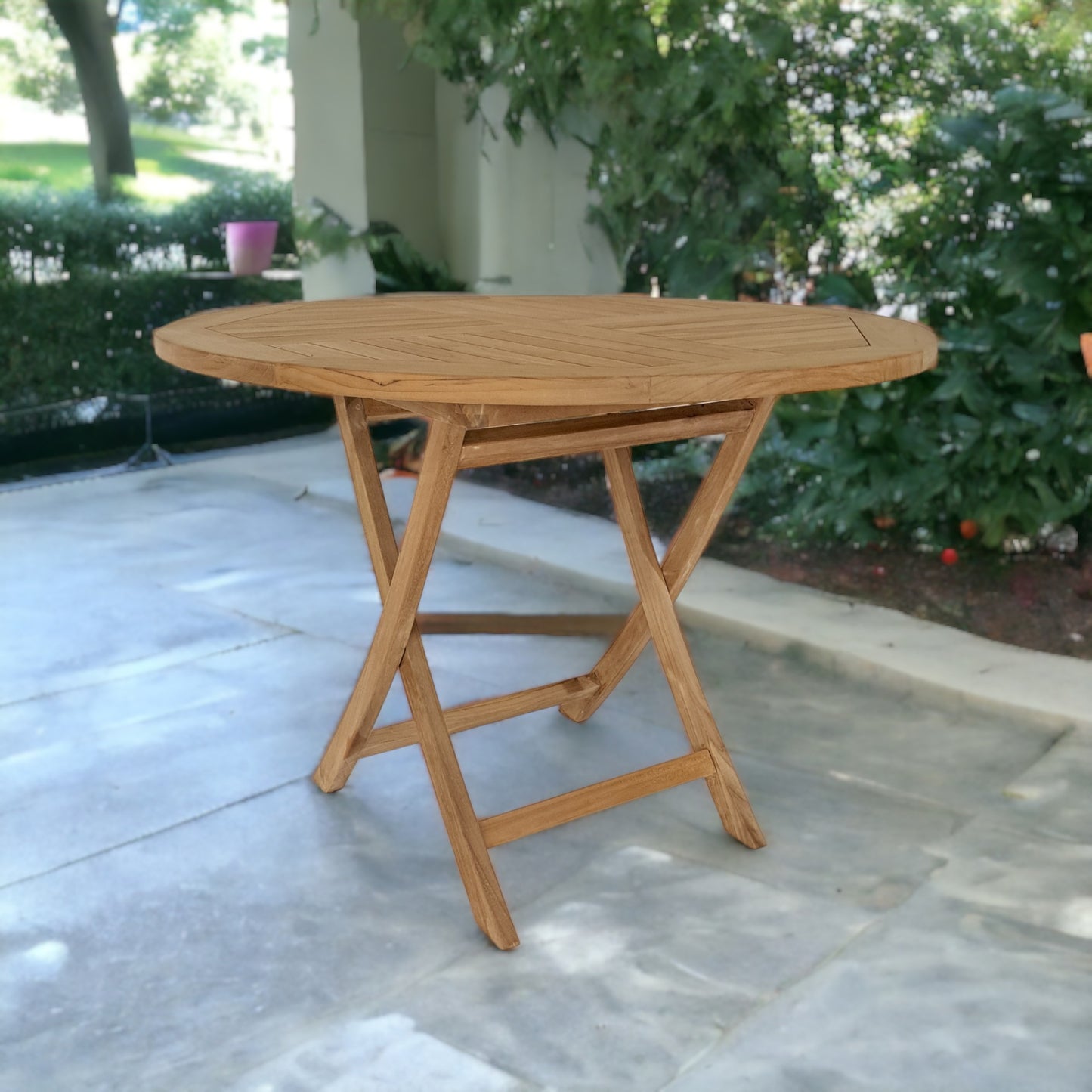 JAVA Round Table 100 | Teak Wood