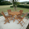 JAVA Outdoor Set 2 | 4 Chairs with 1 Round Table 100