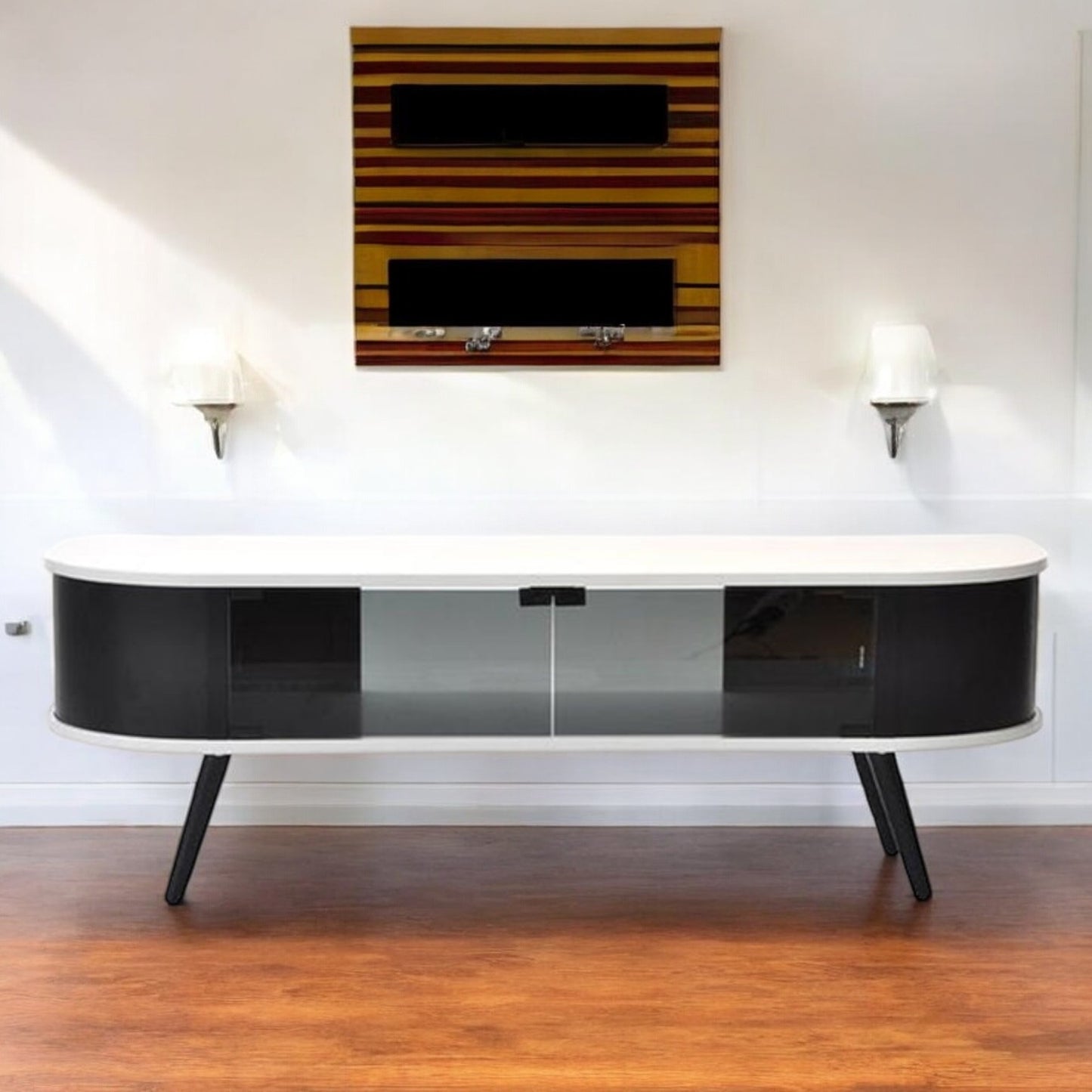HUGO TV Cabinet | Black/white