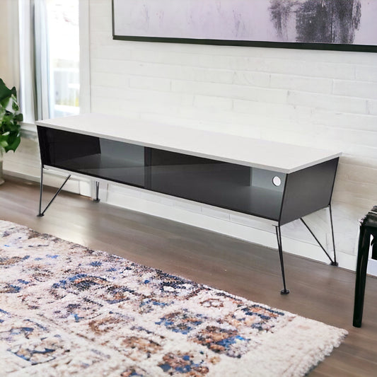 ESTER TV Cabinet | Black Metal Legs