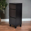 BOX Black Chest - 3 Drawers Cabinet