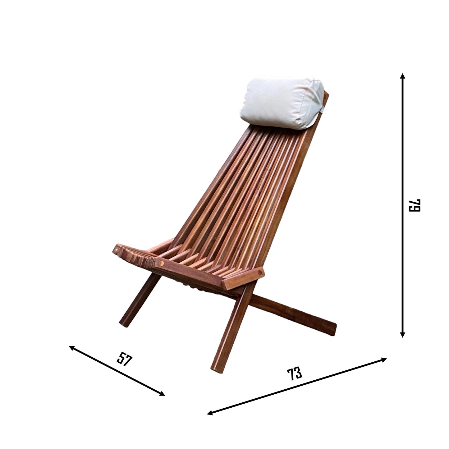 ACACIA Wooden Folding Chair | Outdoor