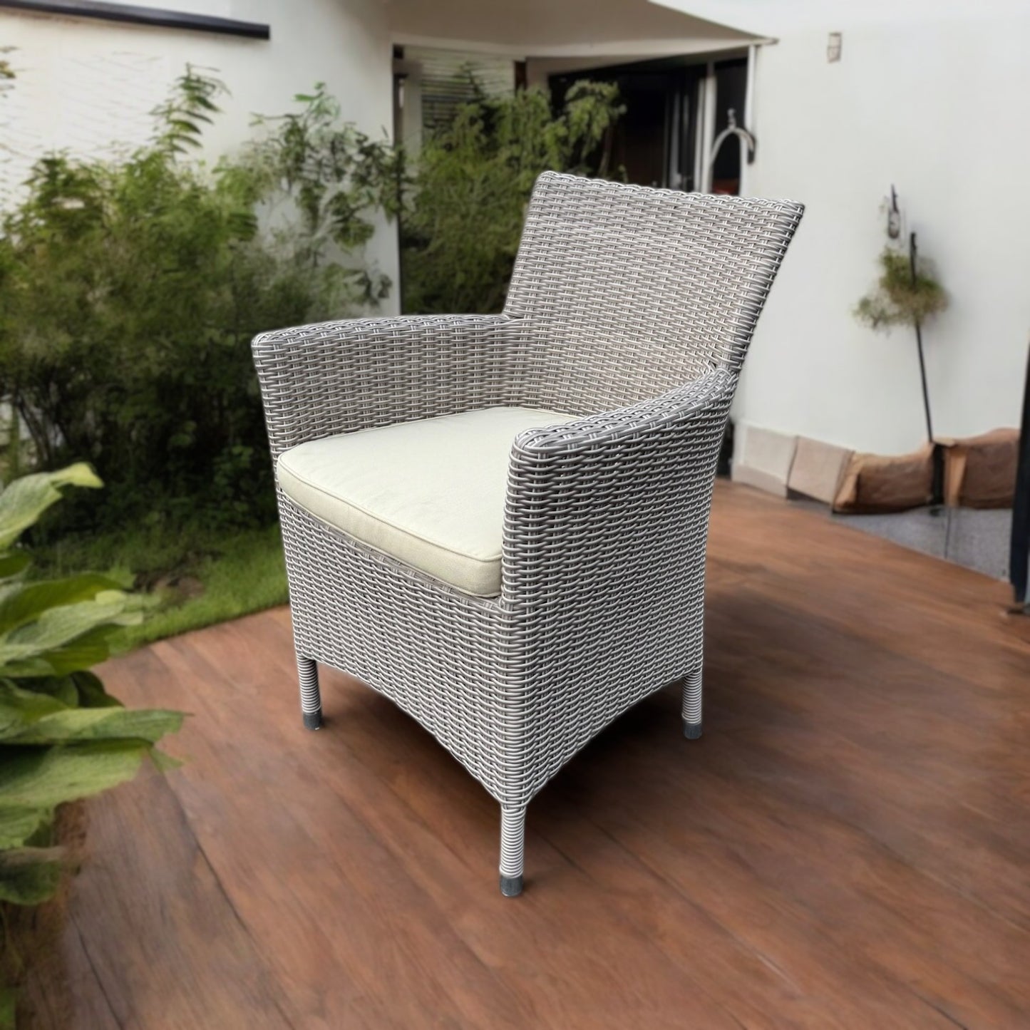 ATLANTIC + CILACAP Square Terrace Set | 2 Chairs with 1 Side Table