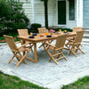 TRETES + JAVA Outdoor Dining Set | 1 Dining Table with 6 Chairs
