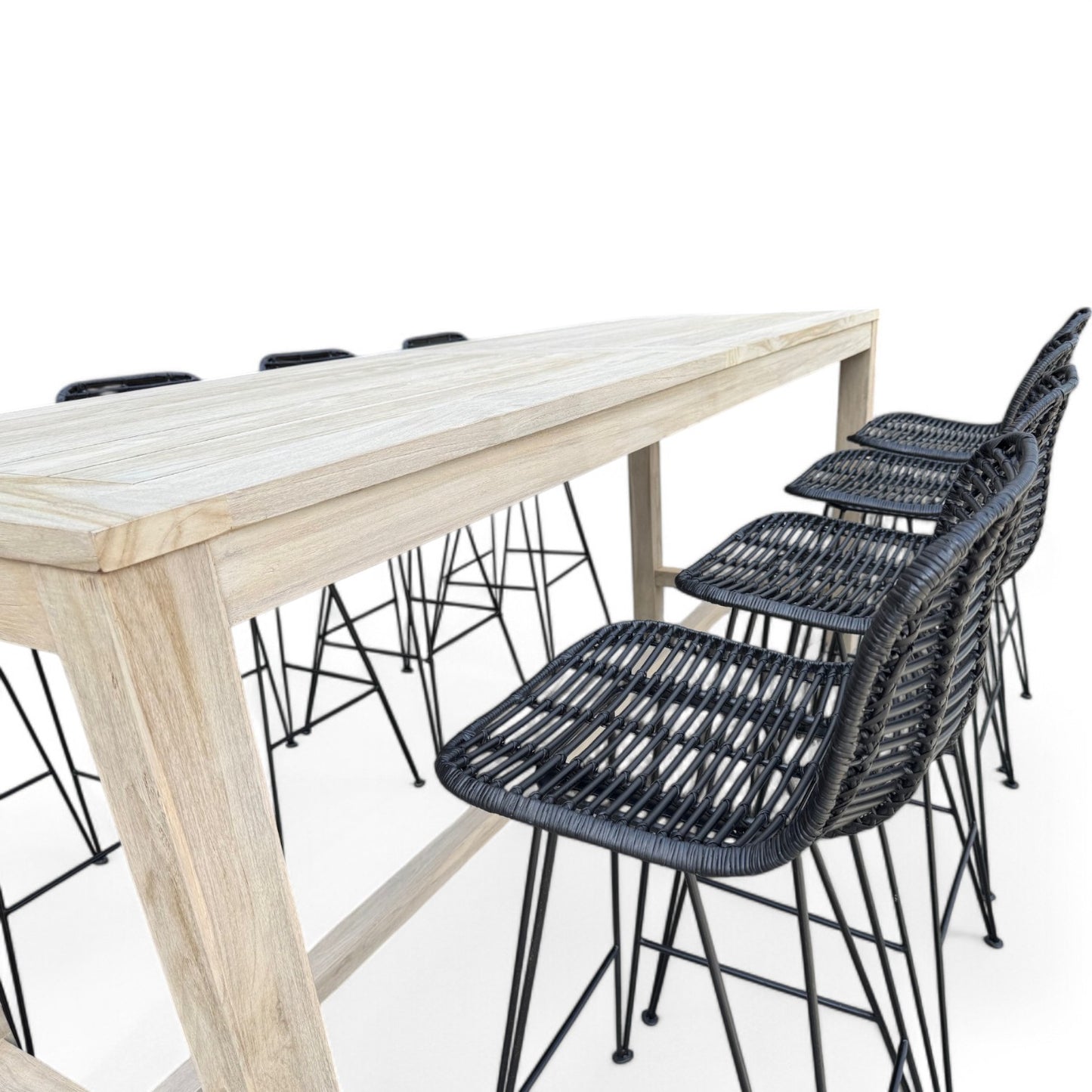 TEDUH-KYLO Bar Set | 1 Bar Table + 8 Bar Chairs
