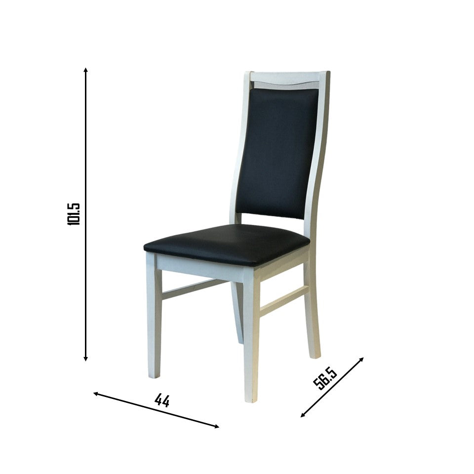 Landsort Dining Chair featuring a sleek, minimalist design with a sturdy wood frame and comfortable fabric upholstery, perfect for modern dining spaces.