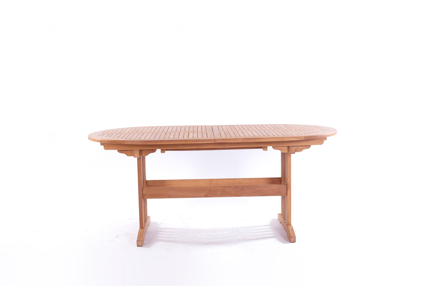 SURABAYA + SKANÖR Outdoor Dining Set | Teak Wood Dining Table with 4 Armchairs
