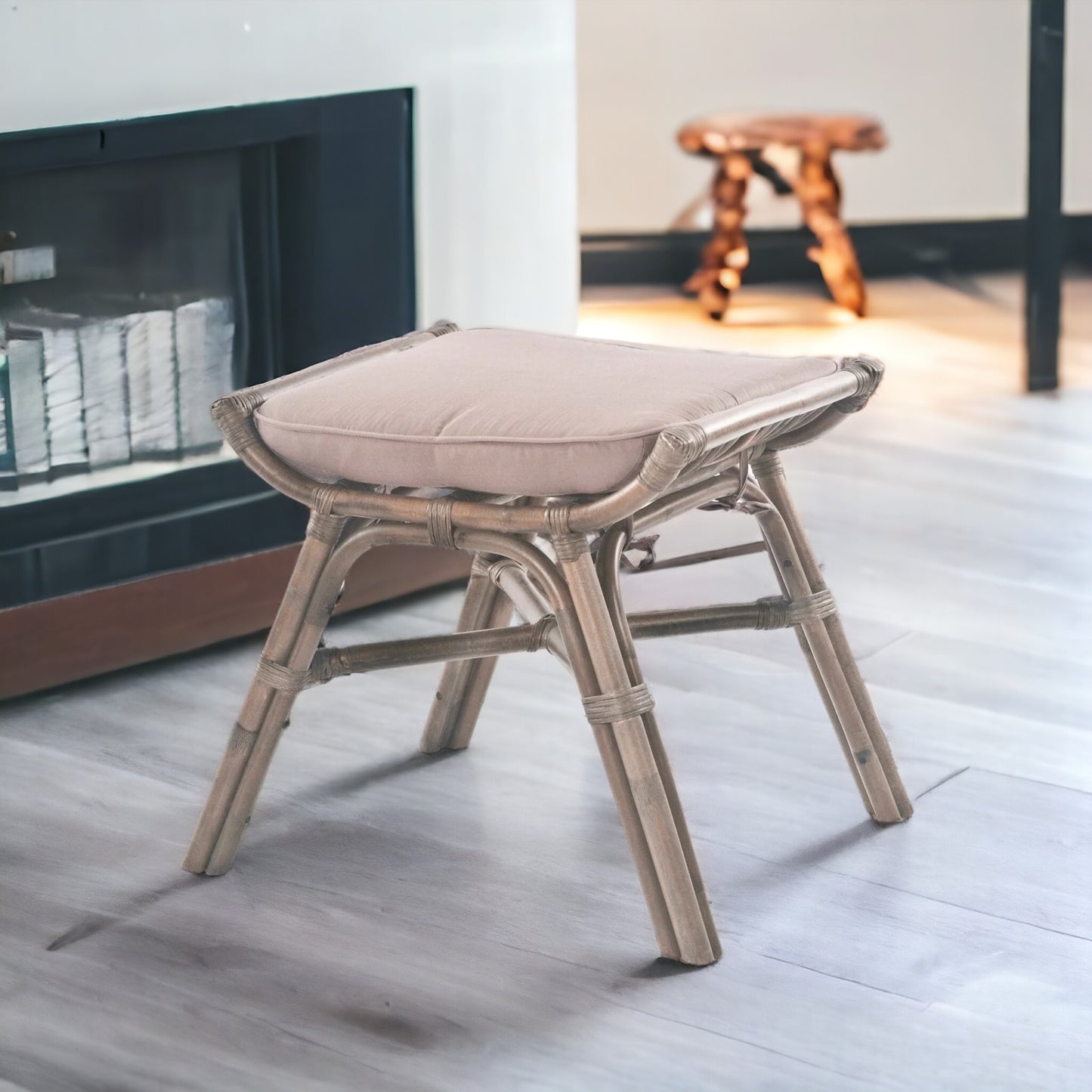 PARIS Rattan Stool | Small