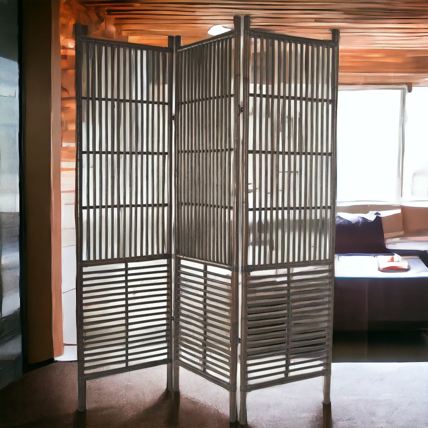 CEASAR Room Divider Screen | Rattan