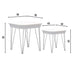 Ester Set of 2 White Modern Coffee Tables