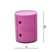 Drum Cabinet with 2 Doors | Pink