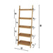 CECILIA Leaning Ladder Shelves - Natural