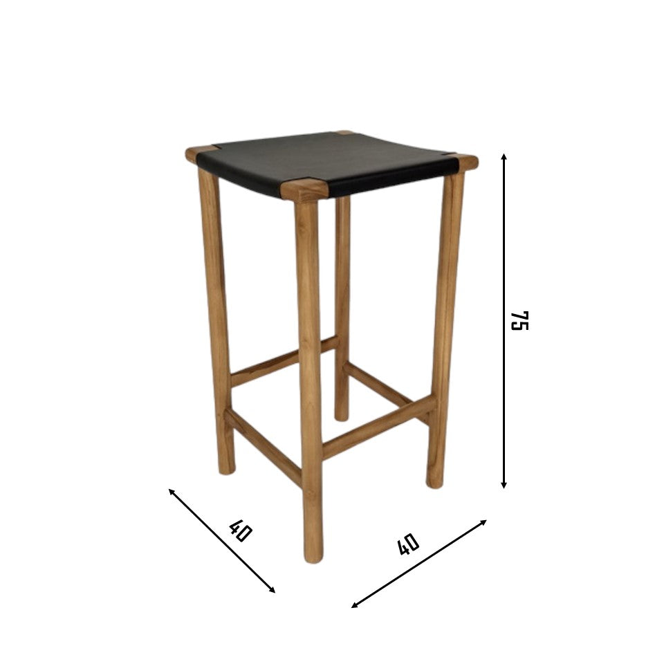 MERAPI Bar Stool | Black - Pre Order