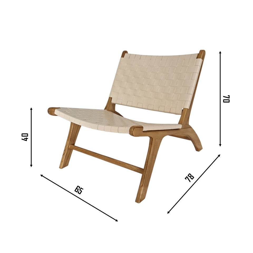 ARJUNO Relaxing Chair | Beige - Pre Order