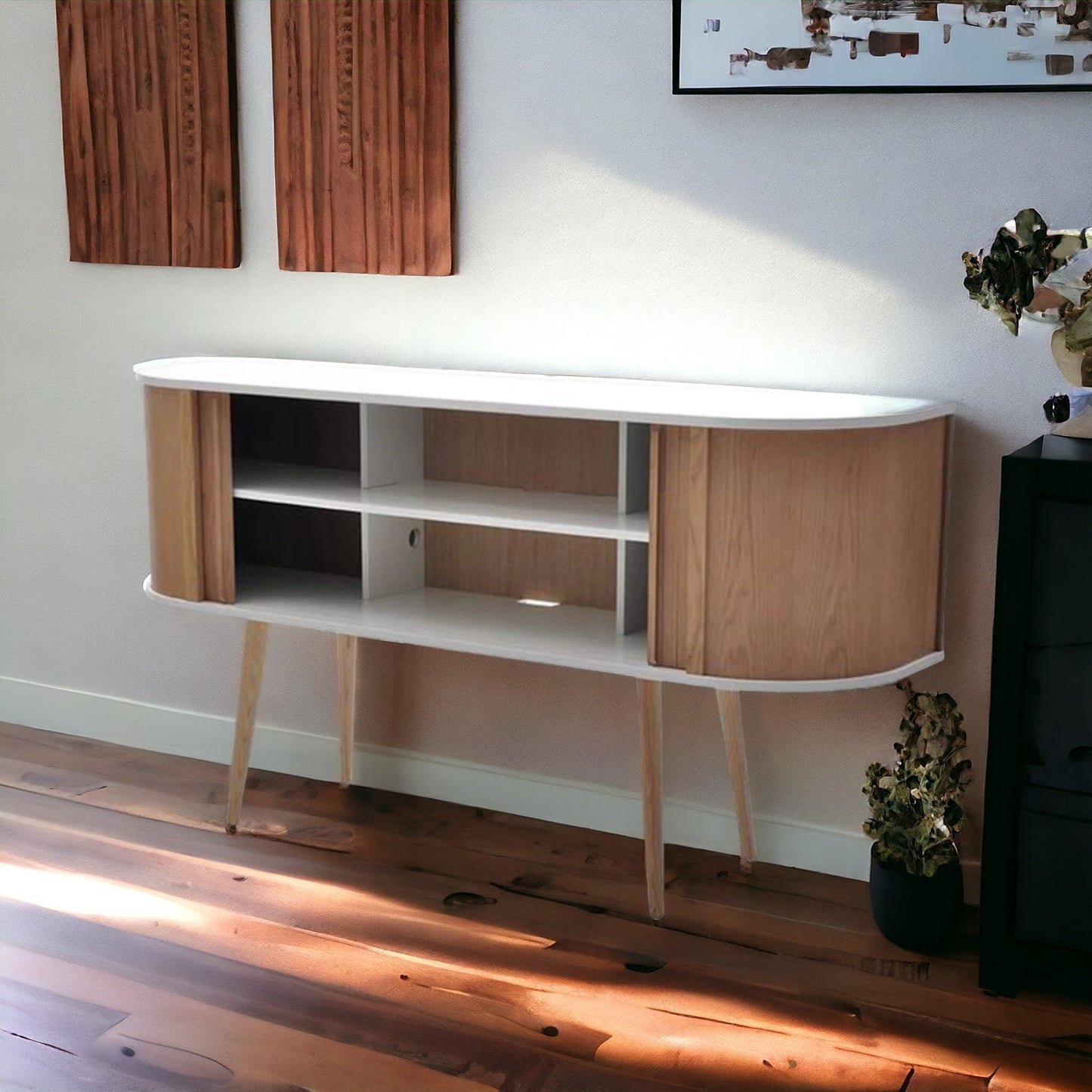 HUGO Contemporary Scandinavian Style Sideboard | Oak