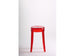 red transparent stool