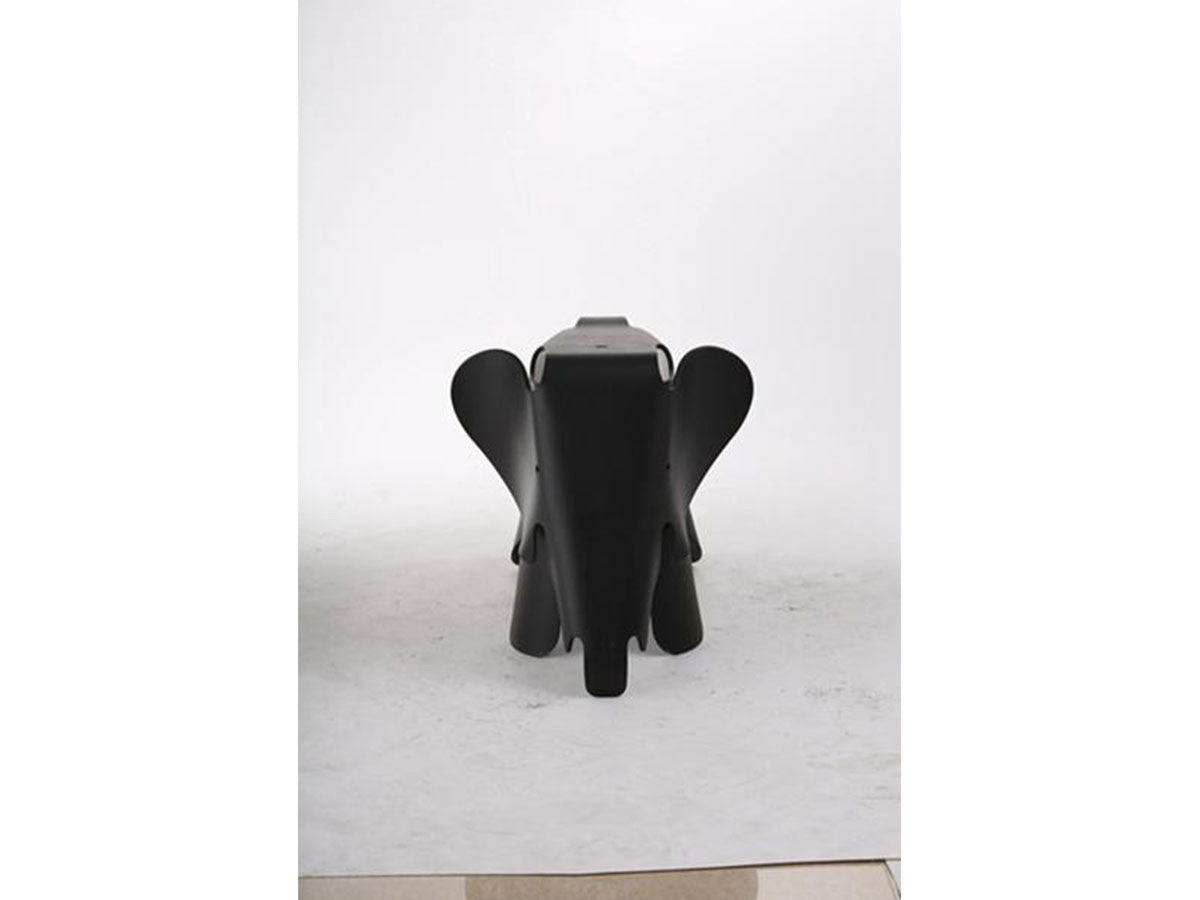 Decorative Elephant plastic stool, Black