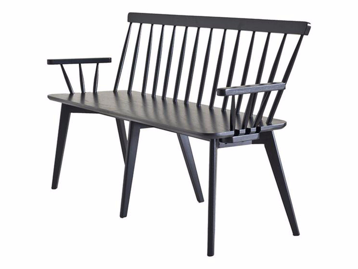 Linkoping bench black