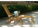 SAN DIEGO foldable teak deck chair