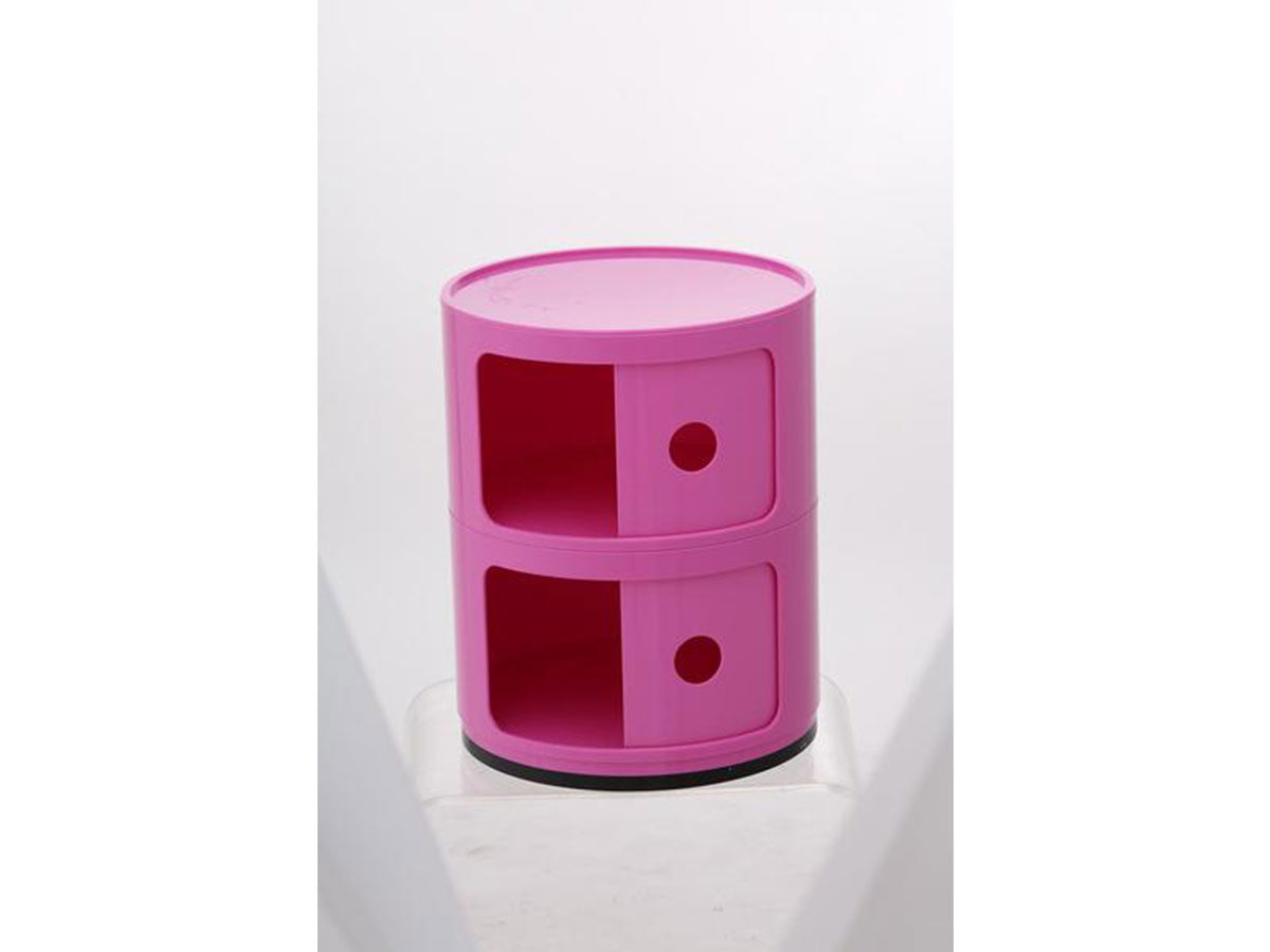Drum Cabinet with 2 Doors, pink