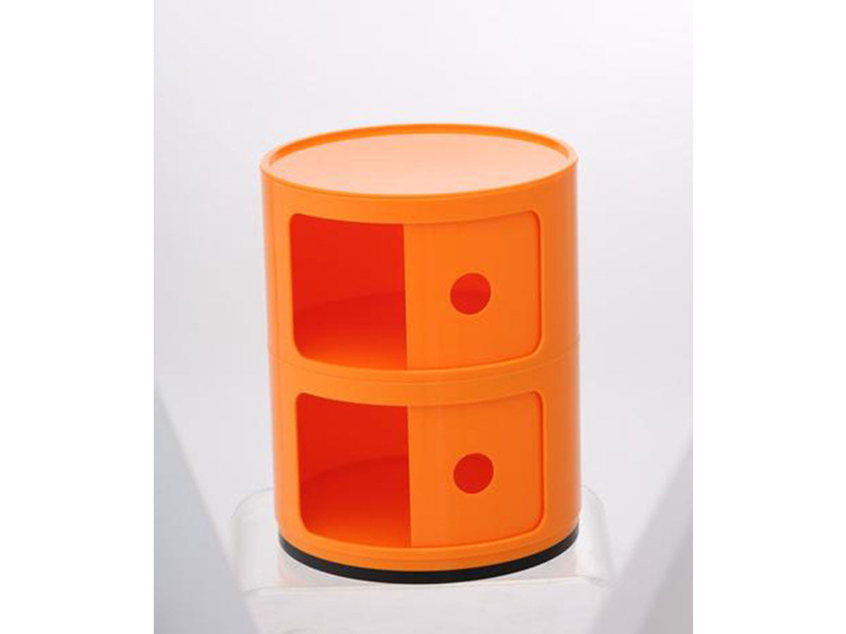 Drum Cabinet with 2 Doors, orange