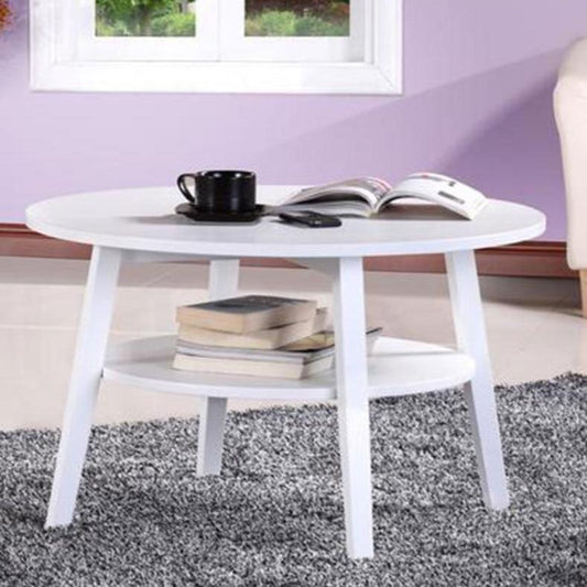white wooden round coffee table singapore