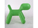 Plastic puppy sculpture chair, Green