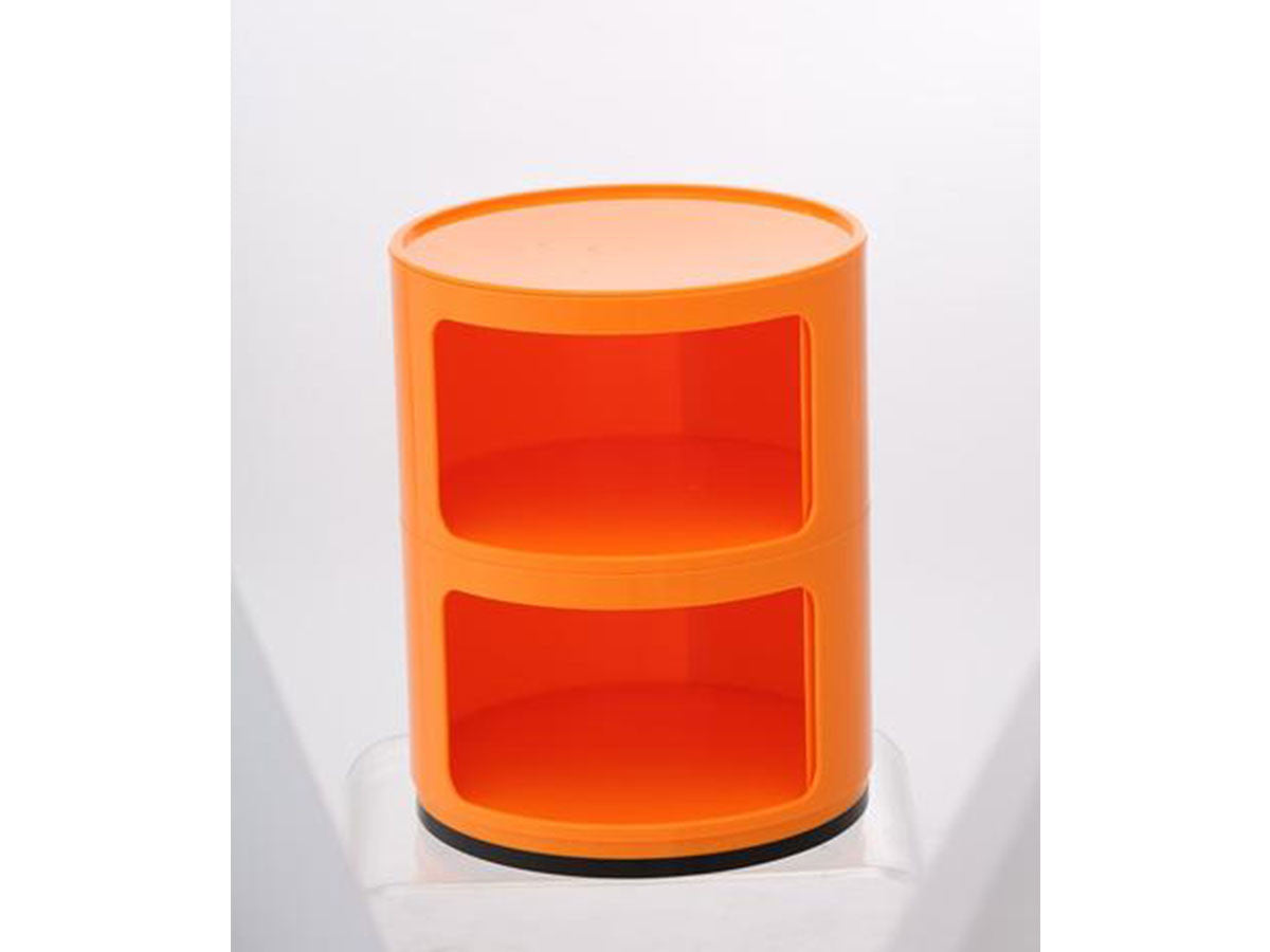Drum Cabinet with 2 Doors, orange