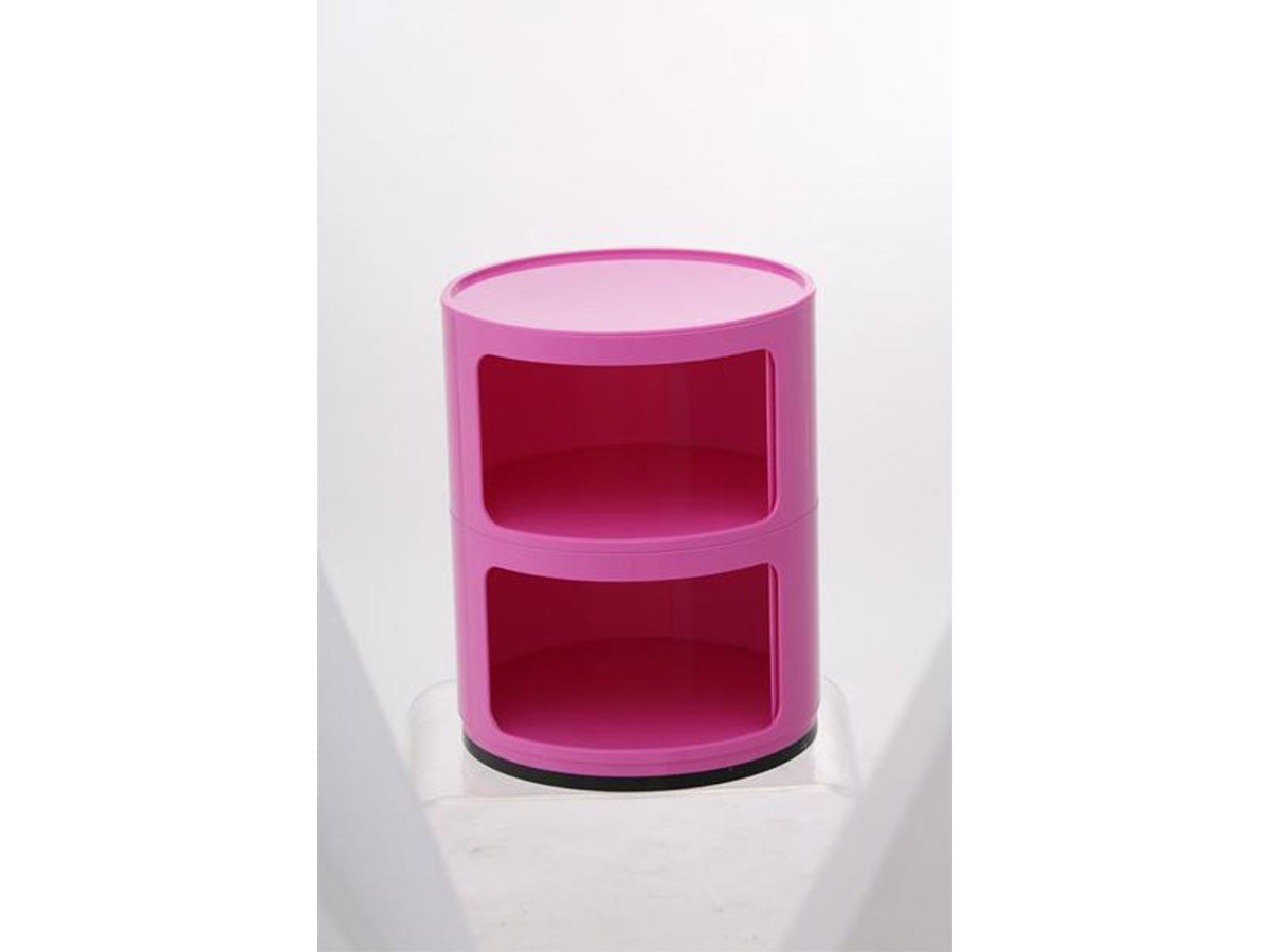 Drum Cabinet with 2 Doors, pink