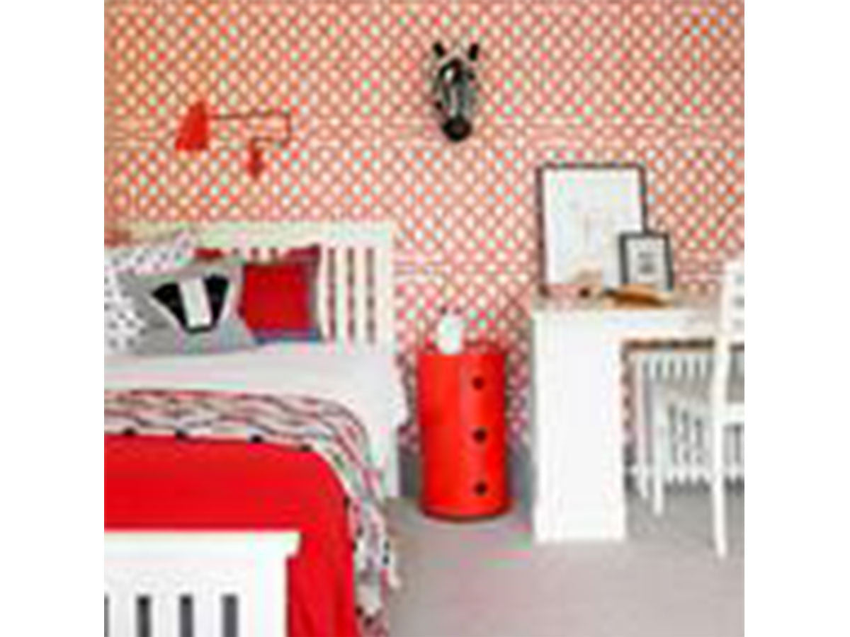 plastic componibili red storage