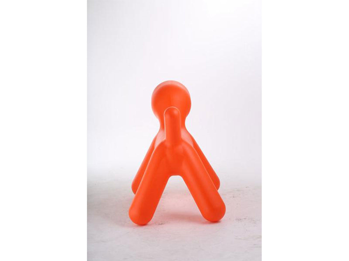 Plastic puppy sculpture chair, Orange