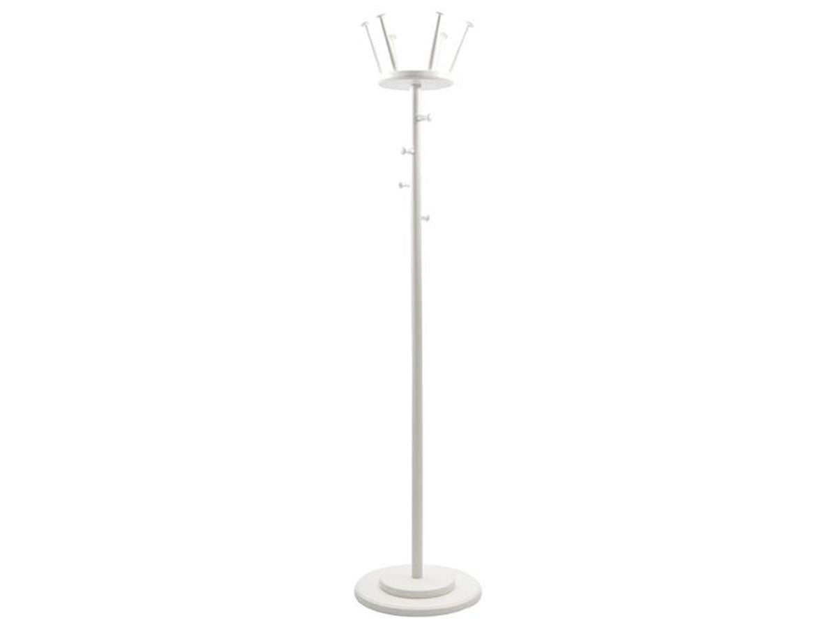 Fame Drum coat hanger and hat stand, white