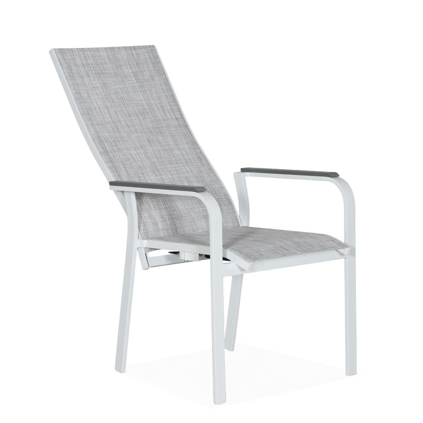 PISA Recliner Chair and Footstool Set | White