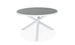 Pisa outdoor dining set with round table and stackable chairs