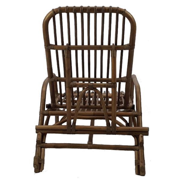 HONOLULU Rattan Chaise Lounge | Walnut; Cushion Included
