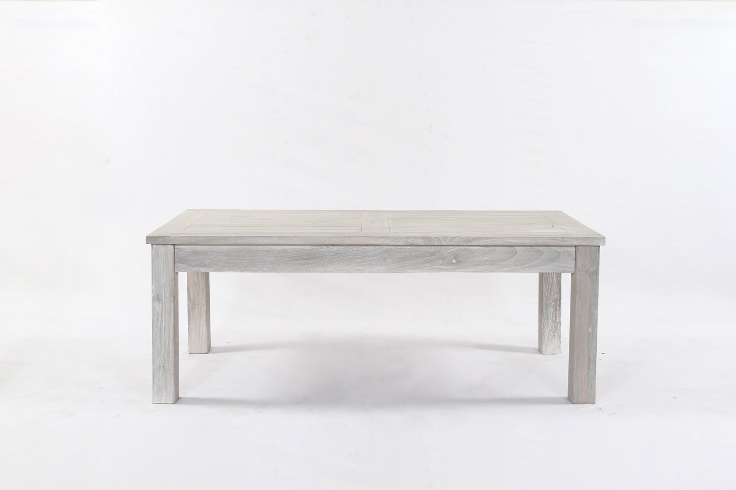 PORTLAND Living Wicker Set with Teak Coffee Table