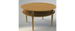 King cross solid oak coffee table, round
