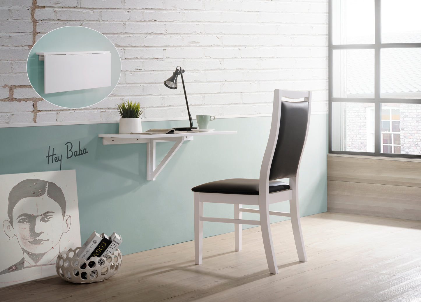 Landsort Dining Chair featuring a sleek, minimalist design with a sturdy wood frame and comfortable fabric upholstery, perfect for modern dining spaces.