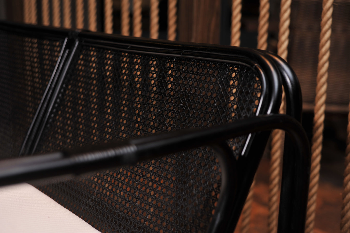 CUBE Rattan 2-Seater Sofa | Black