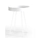 BEAT Side Table With Detachable Serving Tray, white