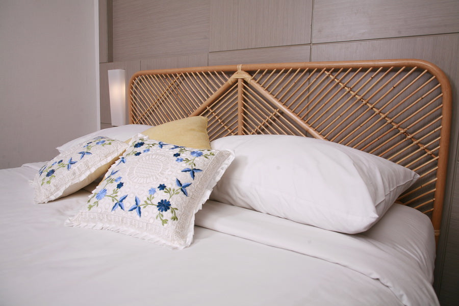 COURTNEY Rattan Bedhead | Single Bed