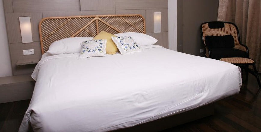 COURTNEY Rattan Bedhead | Single Bed