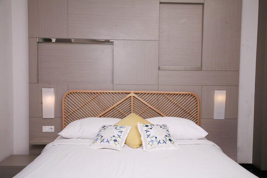 COURTNEY Rattan Bedhead | Single Bed