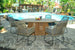 Nusa Dua Outdoor Teak Table, oval 200x100cm