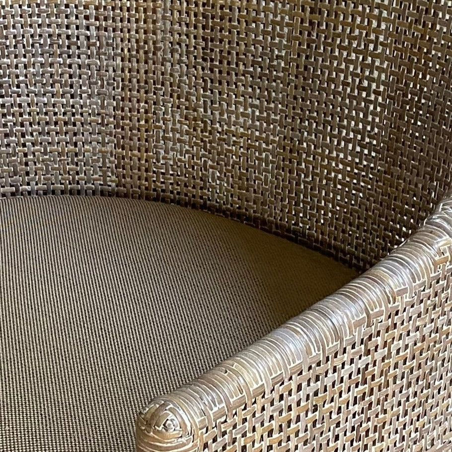 NASHVILLE Dining Chair | Rattan, Grey