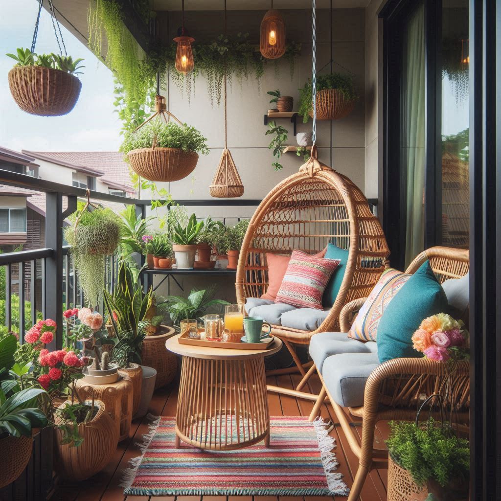 Rattan Balcony (Sheltered)