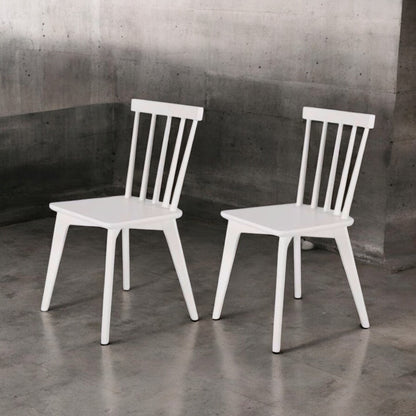 LINKOPING White Dining Chair | Set of 2