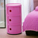 Drum Cabinet with 3 Doors | Pink