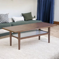 Swan Vintage Walnut Coffee Table