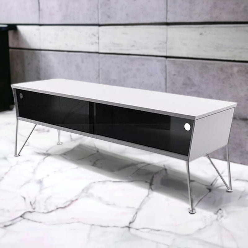 ESTER TV Cabinet | White Metal Legs
